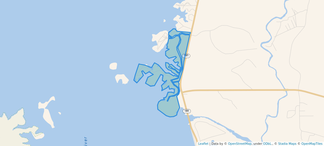 walking in South Toledo Bend State Park map in Anacoco