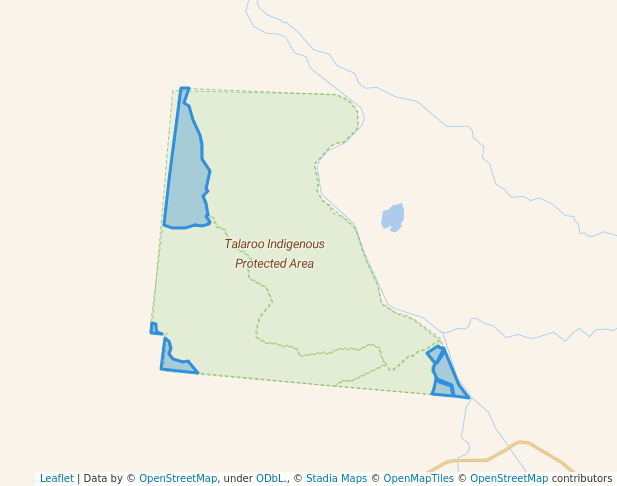 walking in Tallaroo Station NRS Addition - Gazettal in Progress map in Deeral