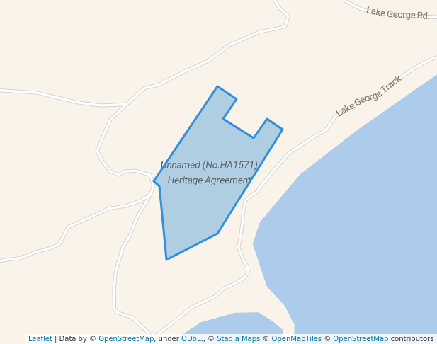 walking in Unnamed (No.HA1571) Heritage Agreement map in Furner