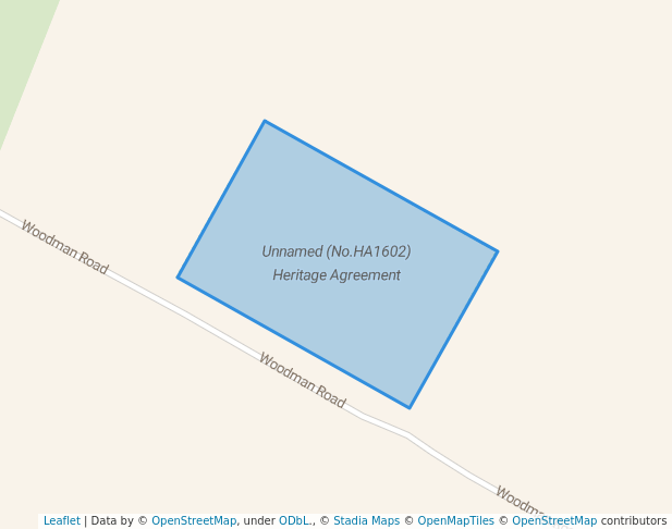walking in Unnamed (No.HA1602) Heritage Agreement map in Wonna