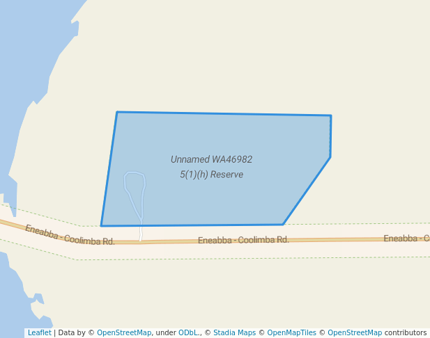 walking in Unnamed WA46982 5(1)(h) Reserve map in Warradarge