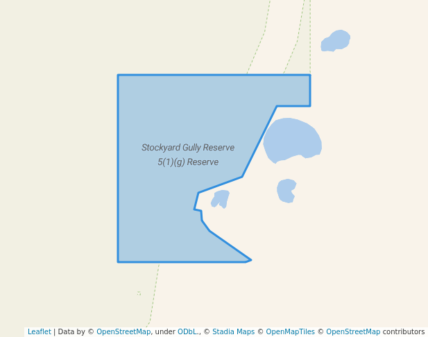 walking in Stockyard Gully Reserve 5(1)(g) Reserve map in Warradarge