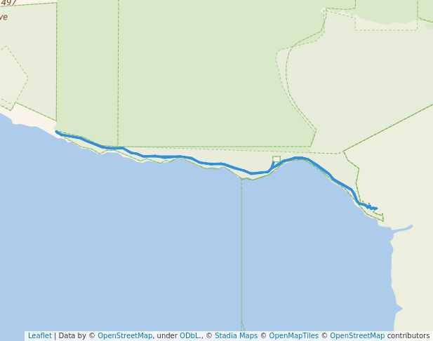 walking in Unnamed WA51617 5(1)(h) Reserve map in Broome