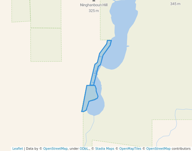 walking in Weelhamby Lake Nature Reserve map in Rothsay