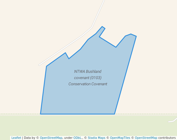 walking in NTWA Bushland covenant (0103) Conservation Covenant map in Muja