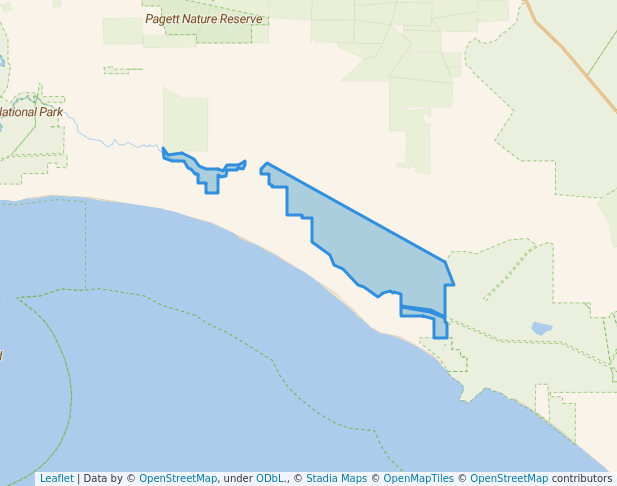 walking in Gingilup Swamps Nature Reserve map in Nannup