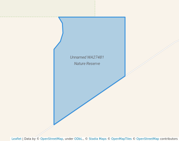 walking in Unnamed WA27481 Nature Reserve map in Murdong