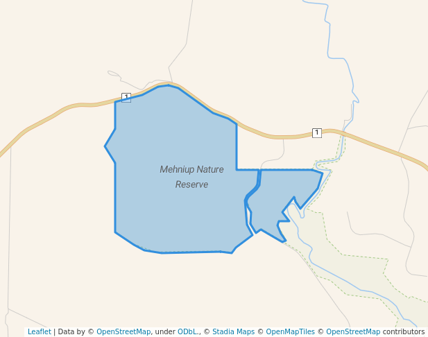 walking in Mehniup Nature Reserve map in Hay