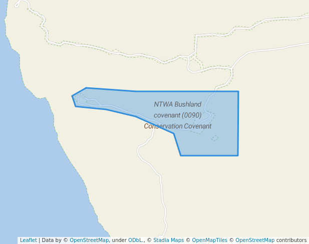 walking in NTWA Bushland covenant (0090) Conservation Covenant map in Meerup