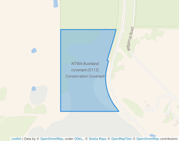 walking in NTWA Bushland covenant (0113) Conservation Covenant map in Yornup