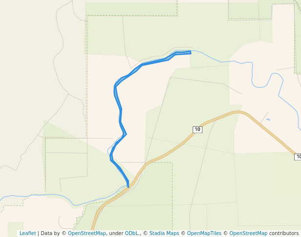 walking in Unnamed WA08910 5(1)(h) Reserve map in Nannup