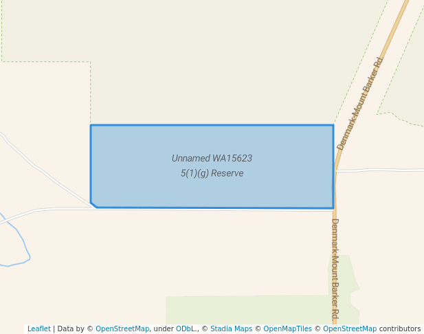walking in Unnamed WA15623 5(1)(g) Reserve map in Hay