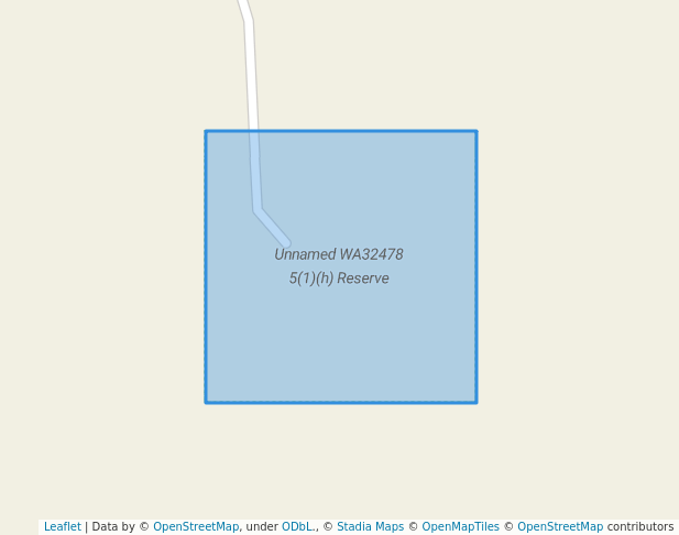 walking in Unnamed WA32478 5(1)(h) Reserve map in Drome