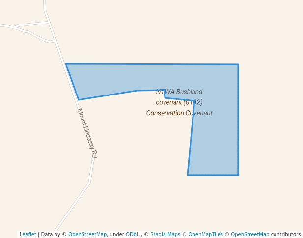 walking in NTWA Bushland covenant (0142) Conservation Covenant map in Hay