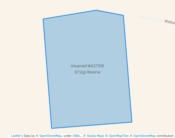 walking in Unnamed WA27398 5(1)(g) Reserve map in Hay