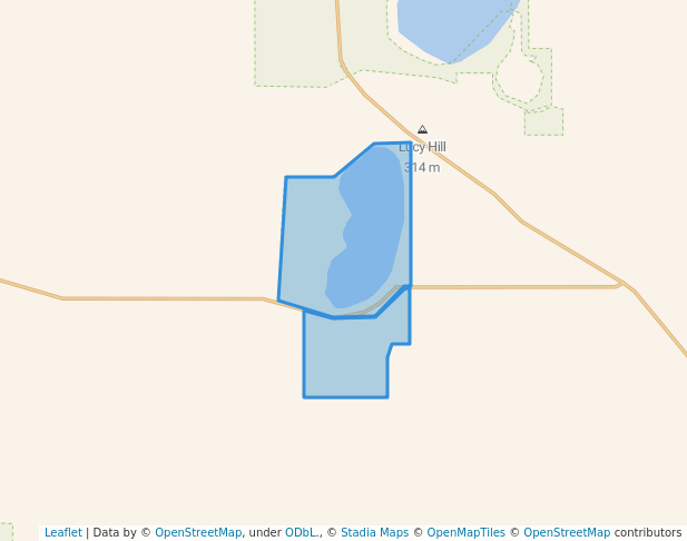 walking in Lake Varley Nature Reserve map in Holt Rock