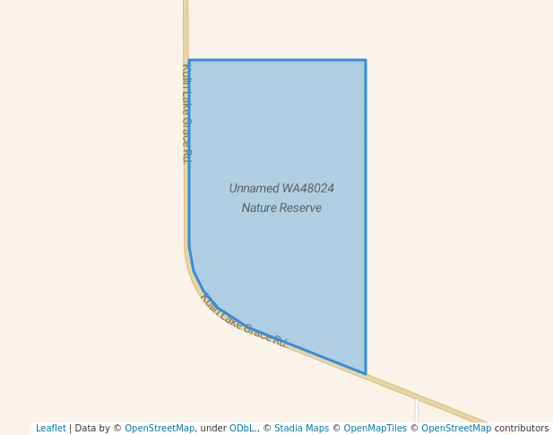 walking in Unnamed WA48024 Nature Reserve map in Kulin