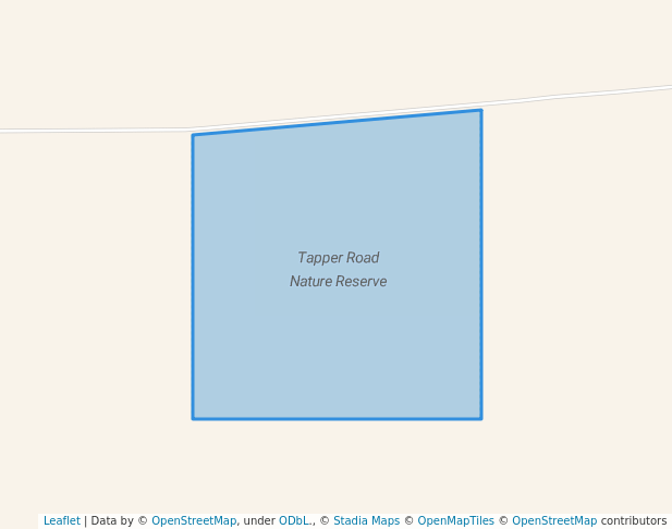 walking in Tapper Road Nature Reserve map in Holt Rock