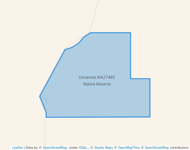 Unnamed WA27485 Nature Reserve in Pingaring | Map and Routes