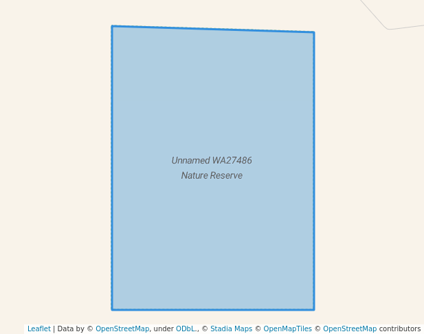 Unnamed WA27486 Nature Reserve in Pingaring | Map and Routes