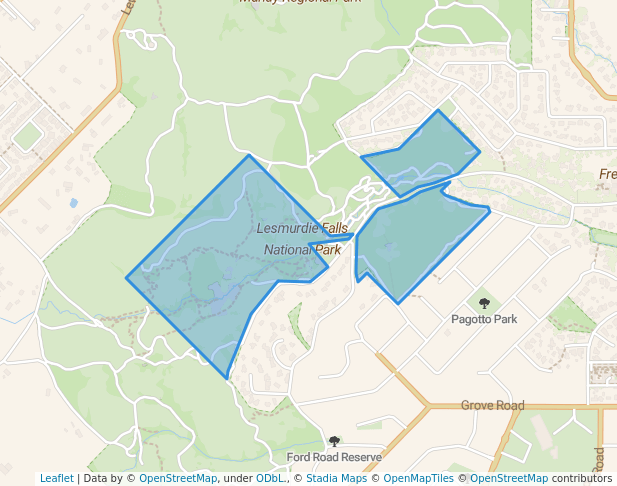 Lesmurdie Falls National Park