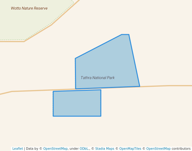 walking in Tathra National Park map in Warradarge