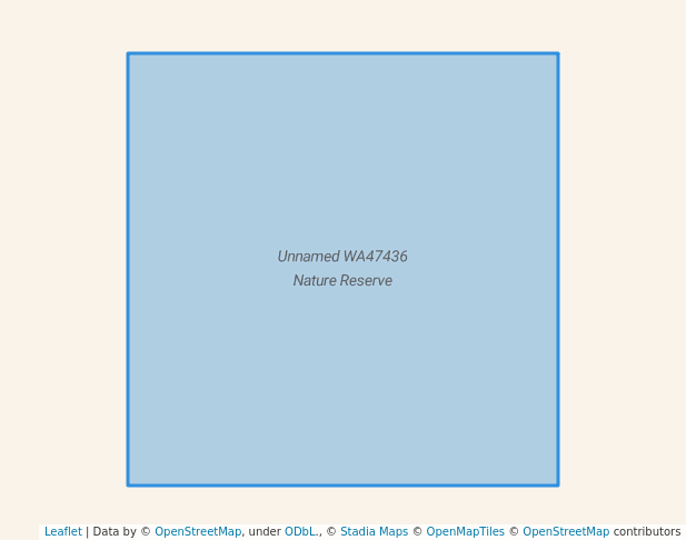 walking in Unnamed WA47436 Nature Reserve map in Irwin