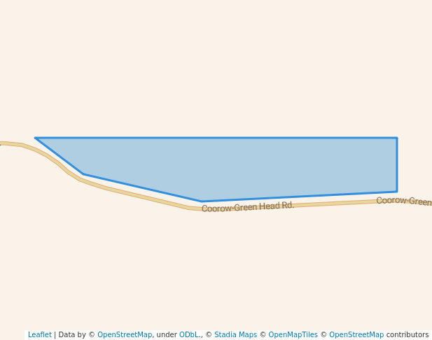 walking in Unnamed WA26125 Nature Reserve map in Warradarge