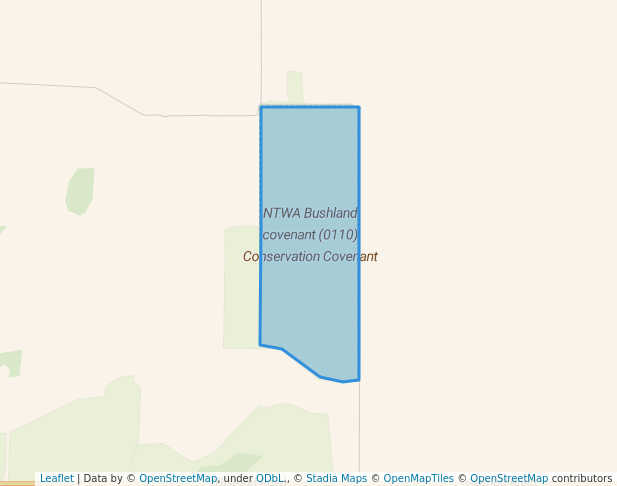walking in NTWA Bushland covenant (0110) Conservation Covenant map in Wubin