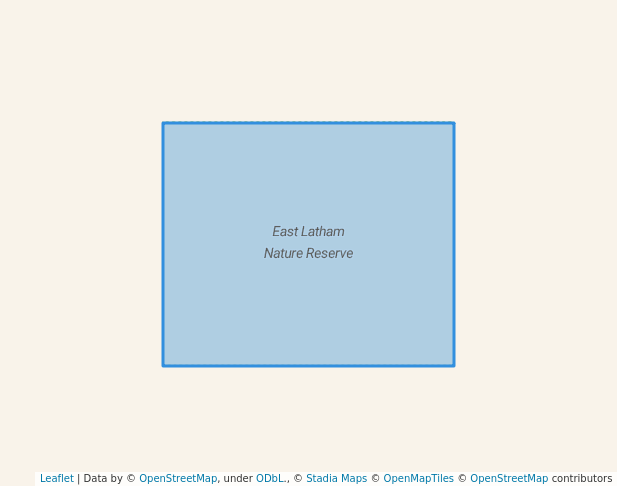 walking in East Latham Nature Reserve map in Latham