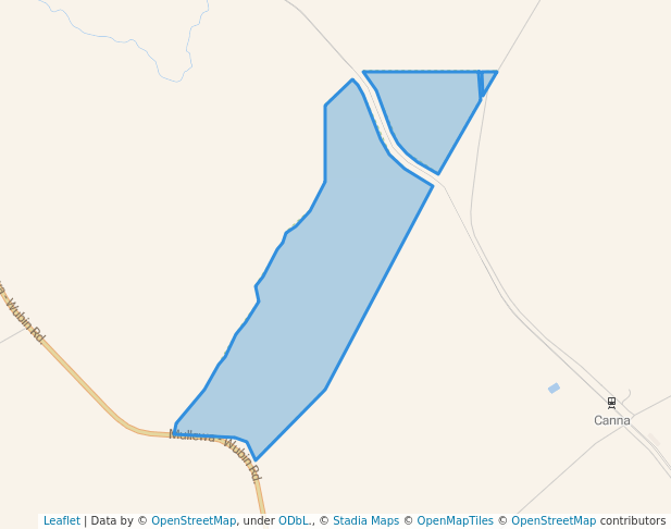 walking in Canna Nature Reserve map in Canna