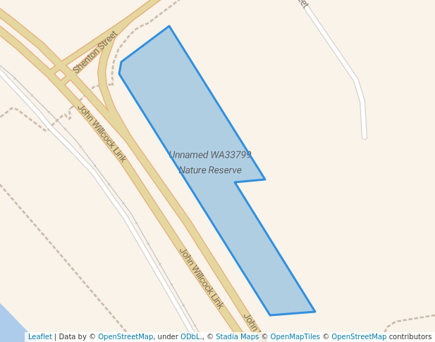 walking in Unnamed WA33799 Nature Reserve map in Meru