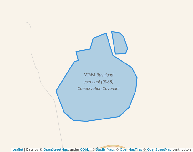 walking in NTWA Bushland covenant (0088) Conservation Covenant map in Bremer Bay