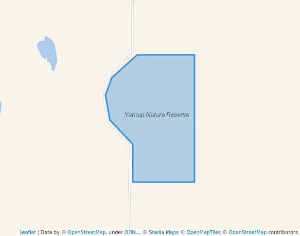 walking in Yarnup Nature Reserve map in Frankland River