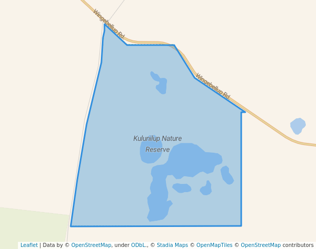 walking in Kulunilup Nature Reserve map in Frankland River