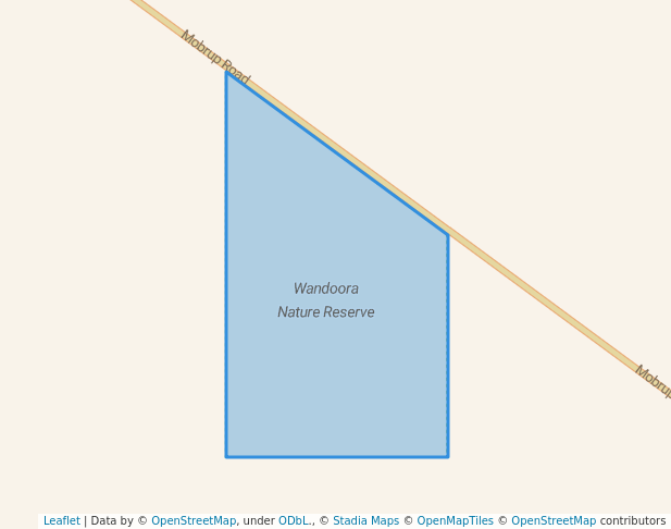 walking in Wandoora Nature Reserve map in Lumeah