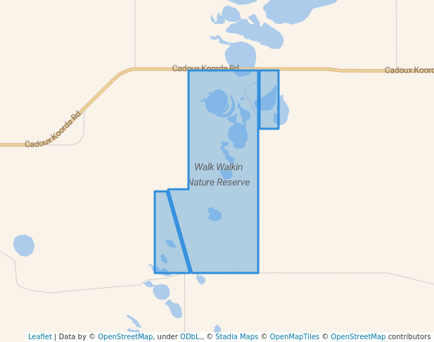 walking in Walk Walkin Nature Reserve map in Dukin