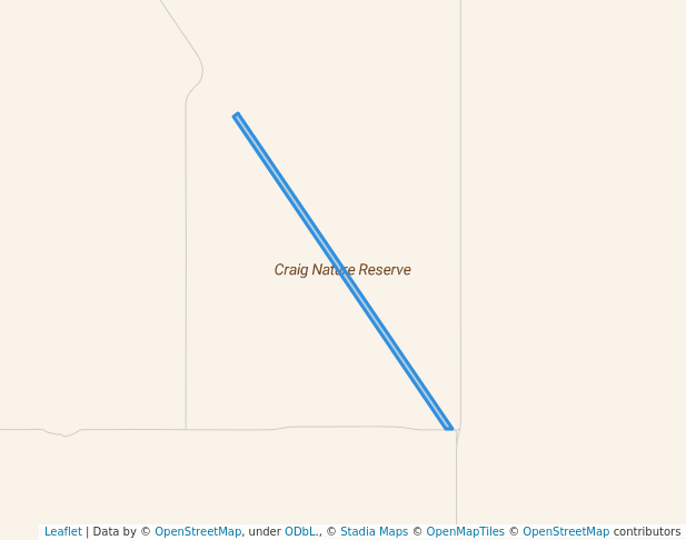 walking in Craig Nature Reserve map in Kellerberrin