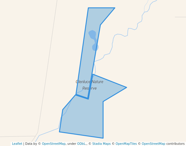 walking in Glenluce Nature Reserve map in Kellerberrin