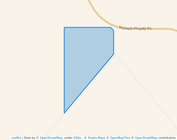 walking in Unnamed WA20635 Nature Reserve map in Stratherne