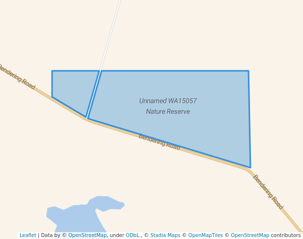 walking in Unnamed WA15057 Nature Reserve map in Kunjin