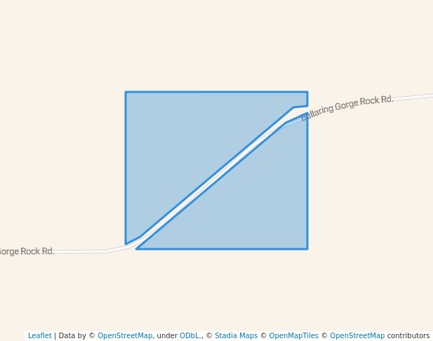 walking in Wedgengully Nature Reserve map in Kunjin