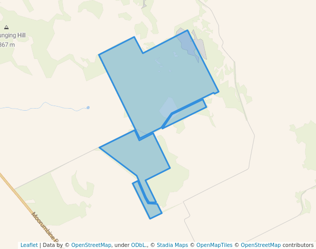 walking in Pingeculling Nature Reserve map in Kweda