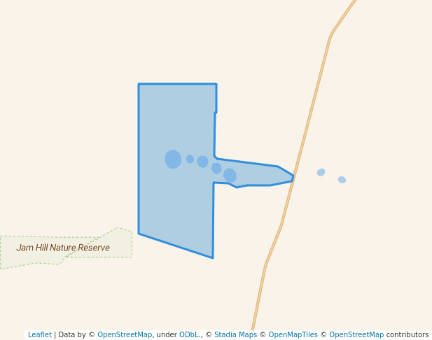walking in Dandarangan NRS Addition - Gazettal in Progress map in Cataby