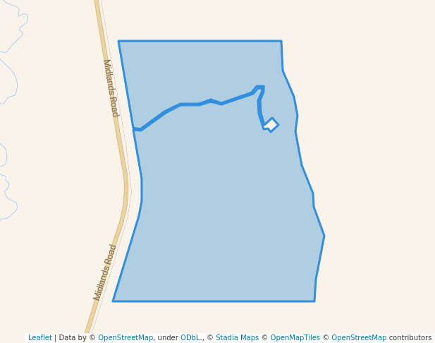 walking in Unnamed WA47694 Nature Reserve map in Moora