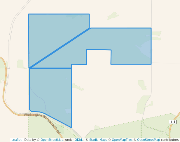walking in Unnamed WA51093 Nature Reserve map in Lake Hinds