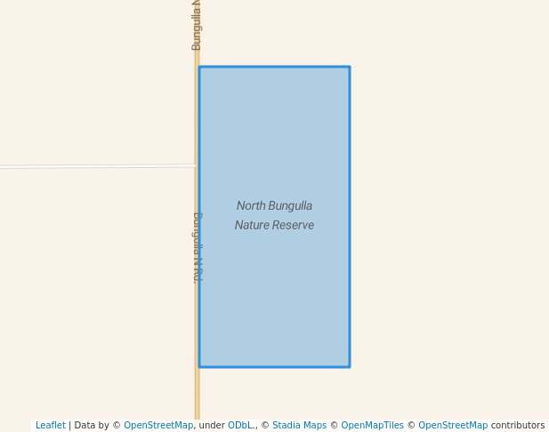 walking in North Bungulla Nature Reserve map in Tammin