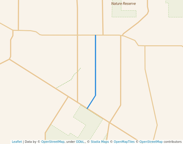 walking in Unnamed WA25697 Nature Reserve map in Nyabing