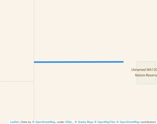 walking in Unnamed WA31043 Nature Reserve map in Tarin Rock
