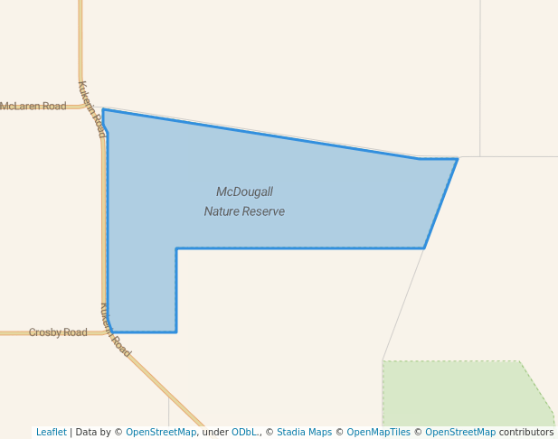 walking in McDougall Nature Reserve map in Nyabing